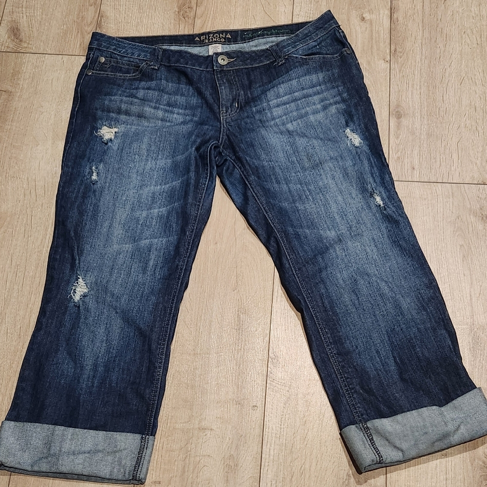Arizona Jean Company Dark Blue Boyfriend Jeans